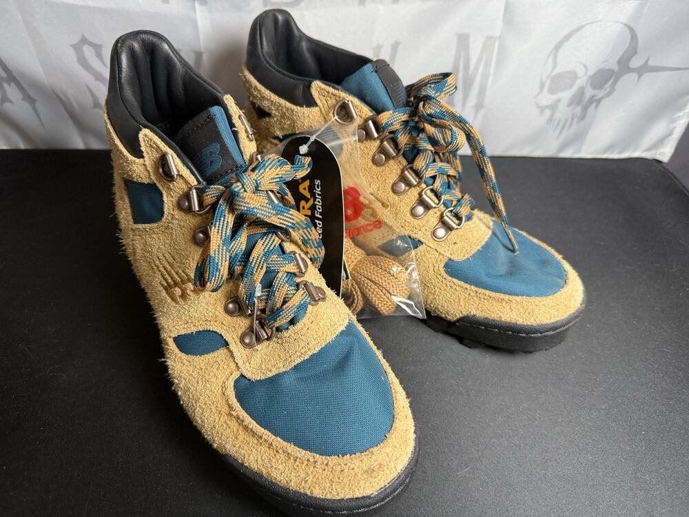 New Balance NWT Rainer Tan Teal Boots Mens Size 5 MSRP $150